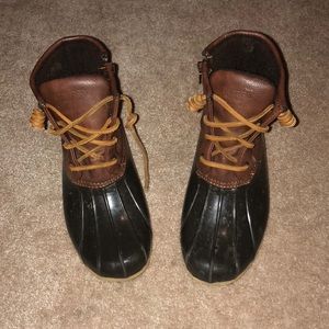 Sperry “duck” boots (size 3)